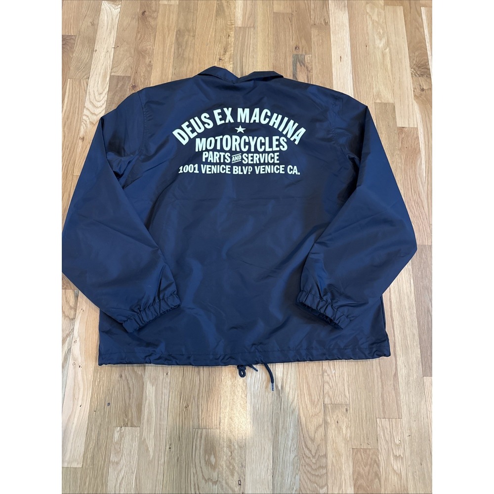 NWT Deus Ex Machina Coach Jacket Mens XXL Tokyo Japan Lined‎ Nylon